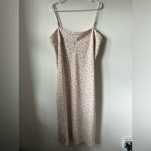 A New Day Apron Cream  and Floral Slip Dress